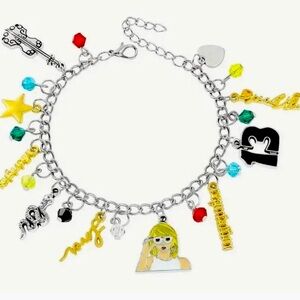 Taylor Swift Charm Bracelet Lover Reputation Speak Now Album Inspired New